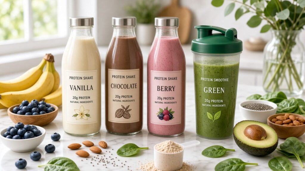 colorful homemade protein shakes for weight loss