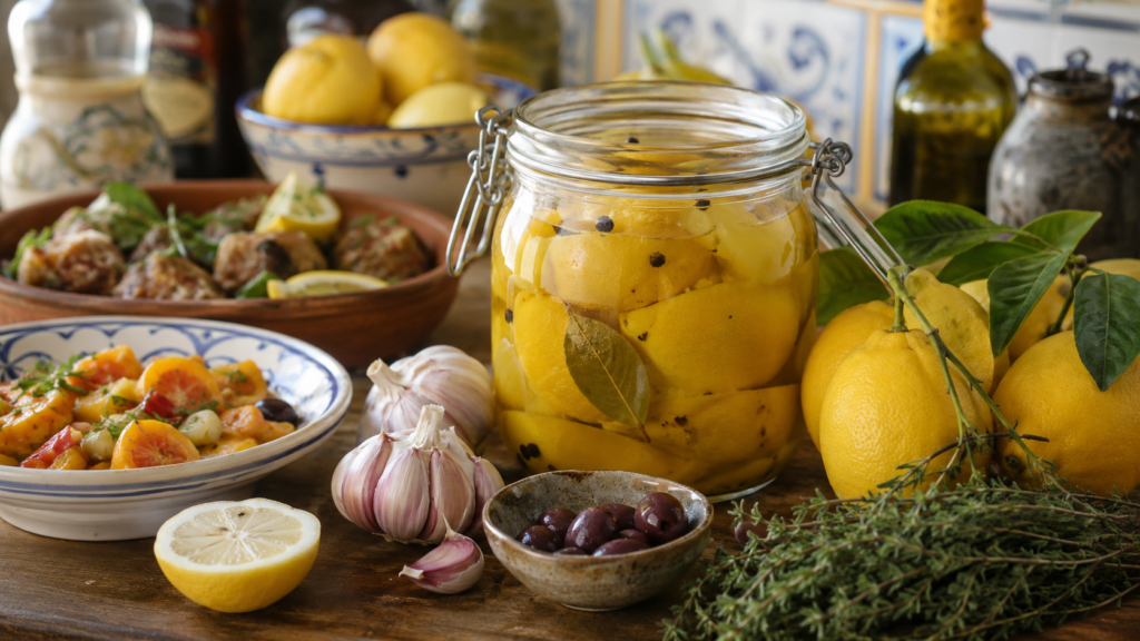 How to Use Preserved Lemons Recipes with homemade preserved lemons