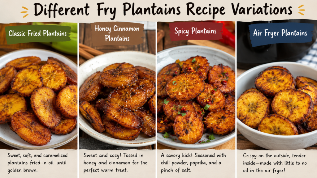Homemade crispy fried plantains on a serving plate