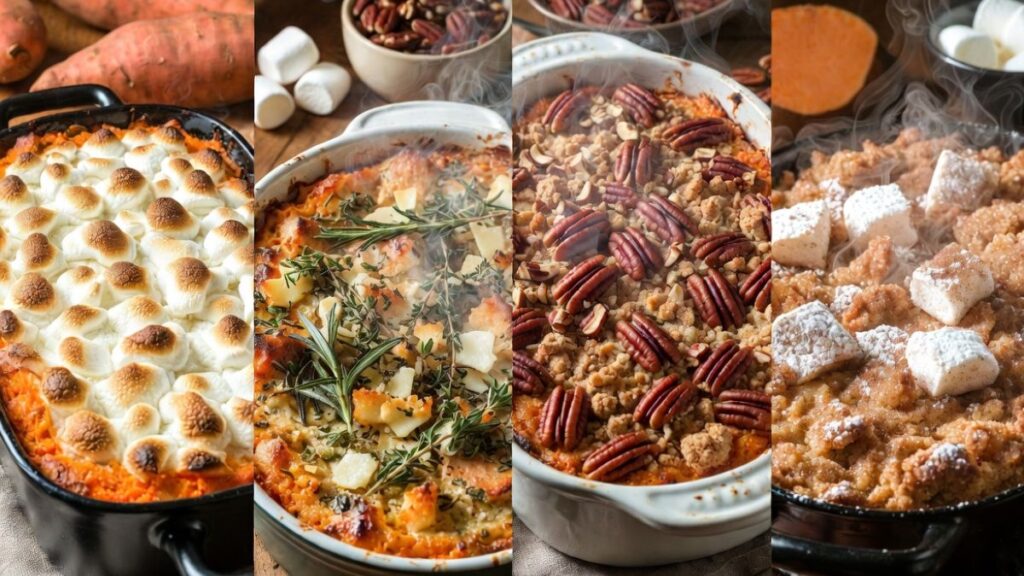 Different sweet potato casserole recipe variations