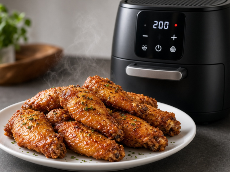 air fried chicken wings