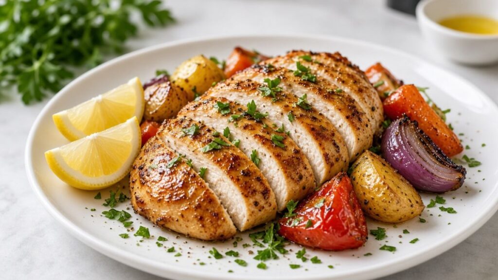 Juicy tender chicken breast