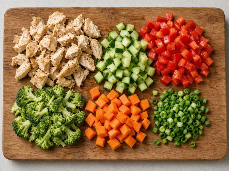vegetables cooking in soup pot
