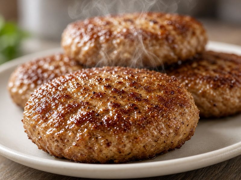 Easy homemade healthy turkey breakfast sausage patties