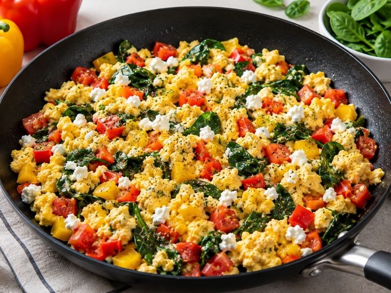 Cottage Cheese Egg Breakfast