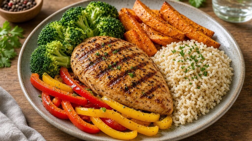 Healthy chicken recipes for dinner with vegetables