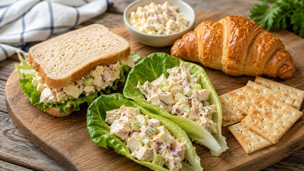 Serving ideas for can chicken salad recipe