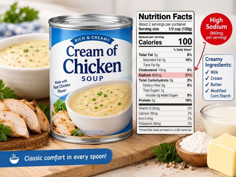 How to make cream of chicken healthier
