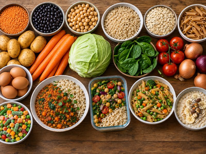 affordable protein whole grains and vegetables for healthy budget meals