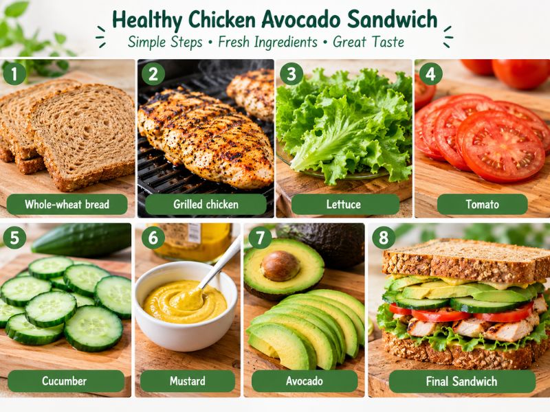 GTuna and cucumber sandwich with healthy ingredients