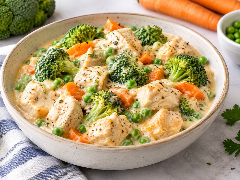 Cream of chicken sodium and saturated fat