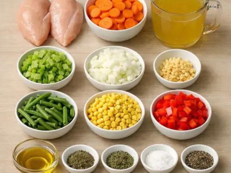 Boneless chicken breast cut into small pieces