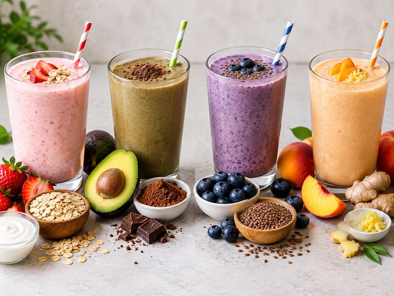 nutritious berry banana yogurt shake recipe